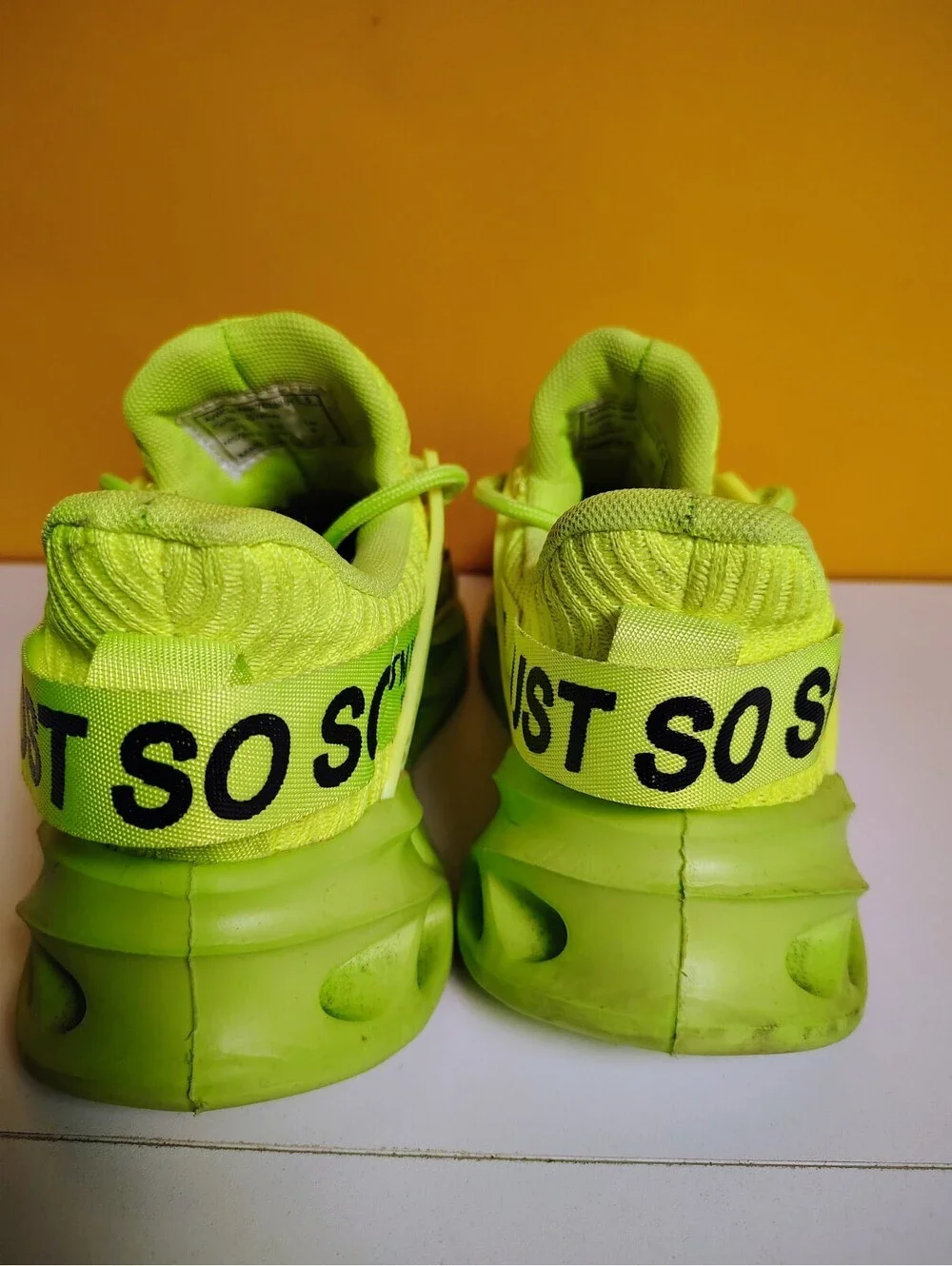 Just So So Men 5 Women 6.5 Green Blade Running Shoes Fashion Sneakers Size 37 Eu